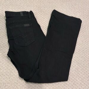 7 For All Mankind Black Jeans - size 26 - boot leg